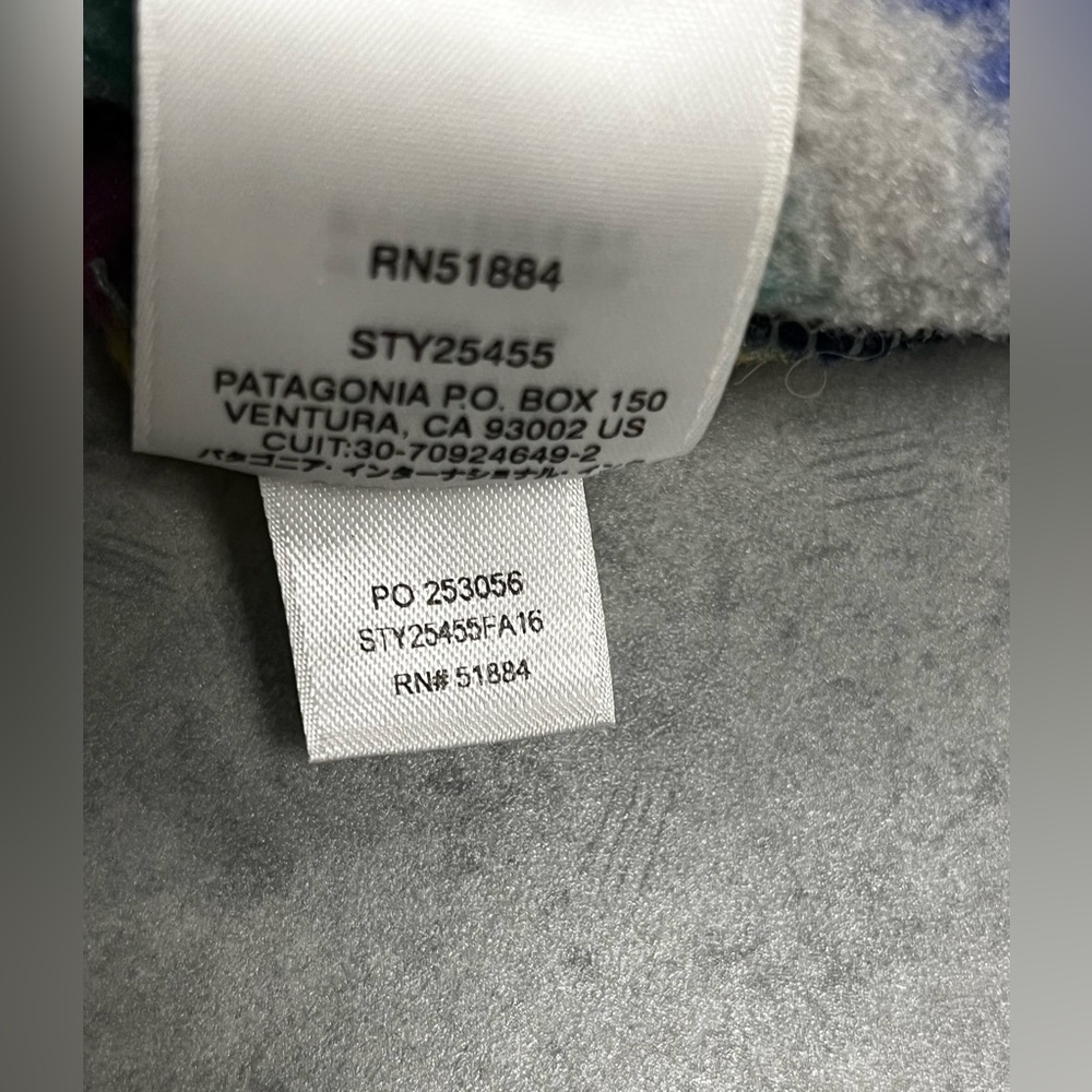 Patagonia Synchilla Snap-T Aztec Diamond “Timber Twist” Fleece—Small FA16 - Picture 7 of 7